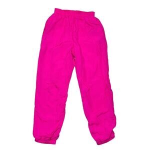 Hot pink 80s joggers